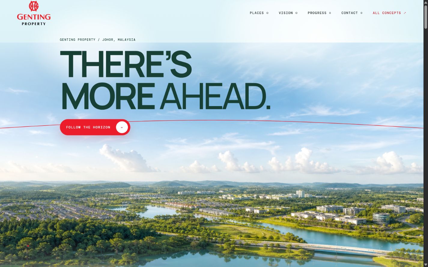 New Horizons homepage opening viewport